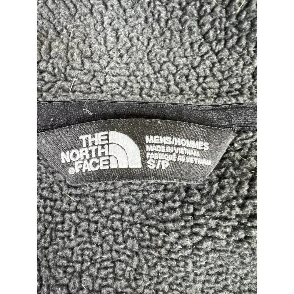 The North Face Jacket Mens Small Gray Gordon Lyons Hooded Fleece Full Zip